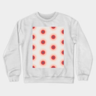 Colorful Target Pattern Crewneck Sweatshirt